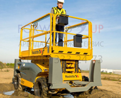 Ножничный подъемник Haulotte Compact12DX